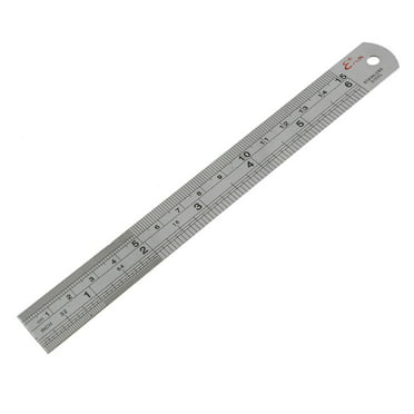 6" Steel Machinist Ruler In SAE & Metric with Drill Gauge 1/16"-1/4" 155mm 